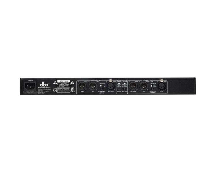 DBX223XS - dbx 223XS Stereo 2 or Mono 3 Way Crossover  XLR Version Silver 1U Image 2