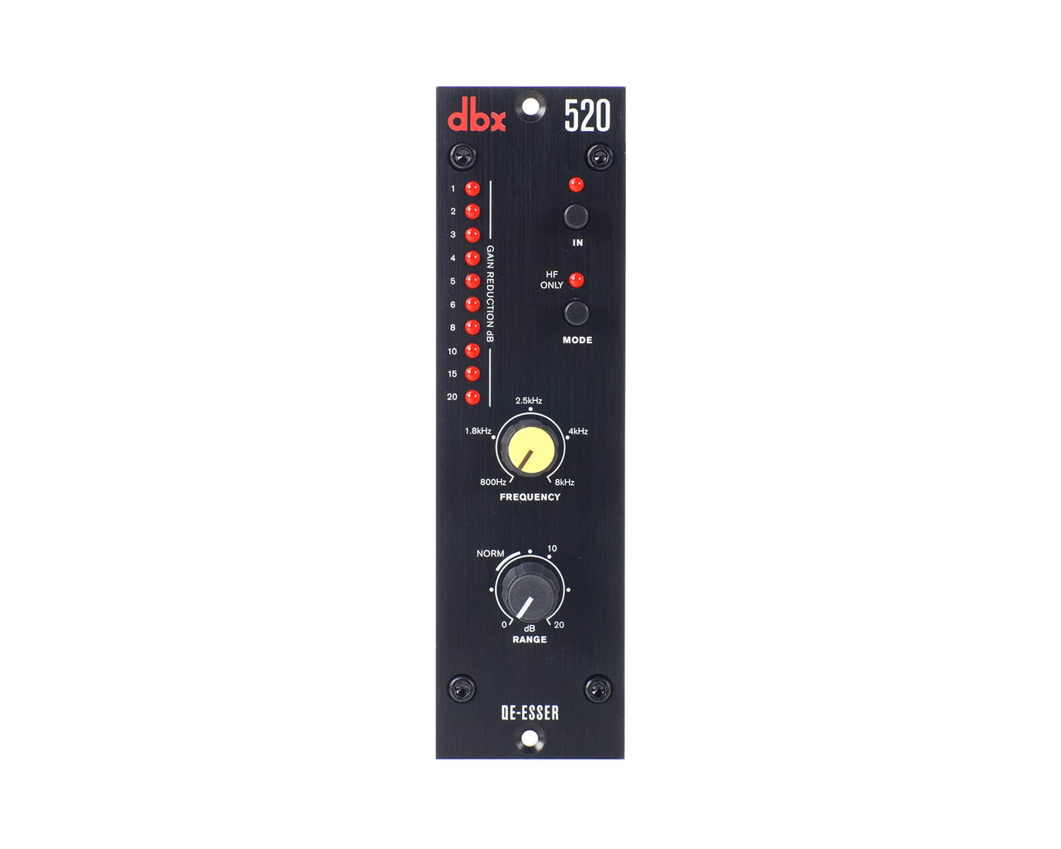 DBX520 - dbx 520 500 Series Module De Esser Module 1U or 3U Image 2