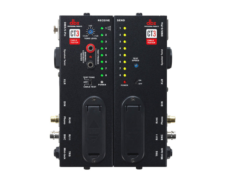 DBXCT3 - dbx CT3 Adv Cable Testing Unit RJ45 or RJ11 or MIDI or XLR or Phono or BNC or DIN Image 2