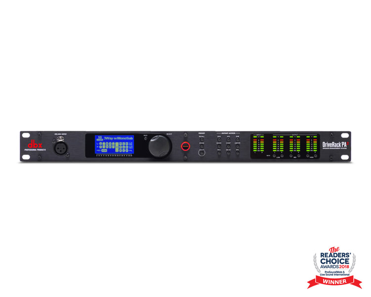 DBXDRPA2 - dbx DriveRack PA2 2x6 Sound Mgt Processor with Mobile Control 1U Image 1