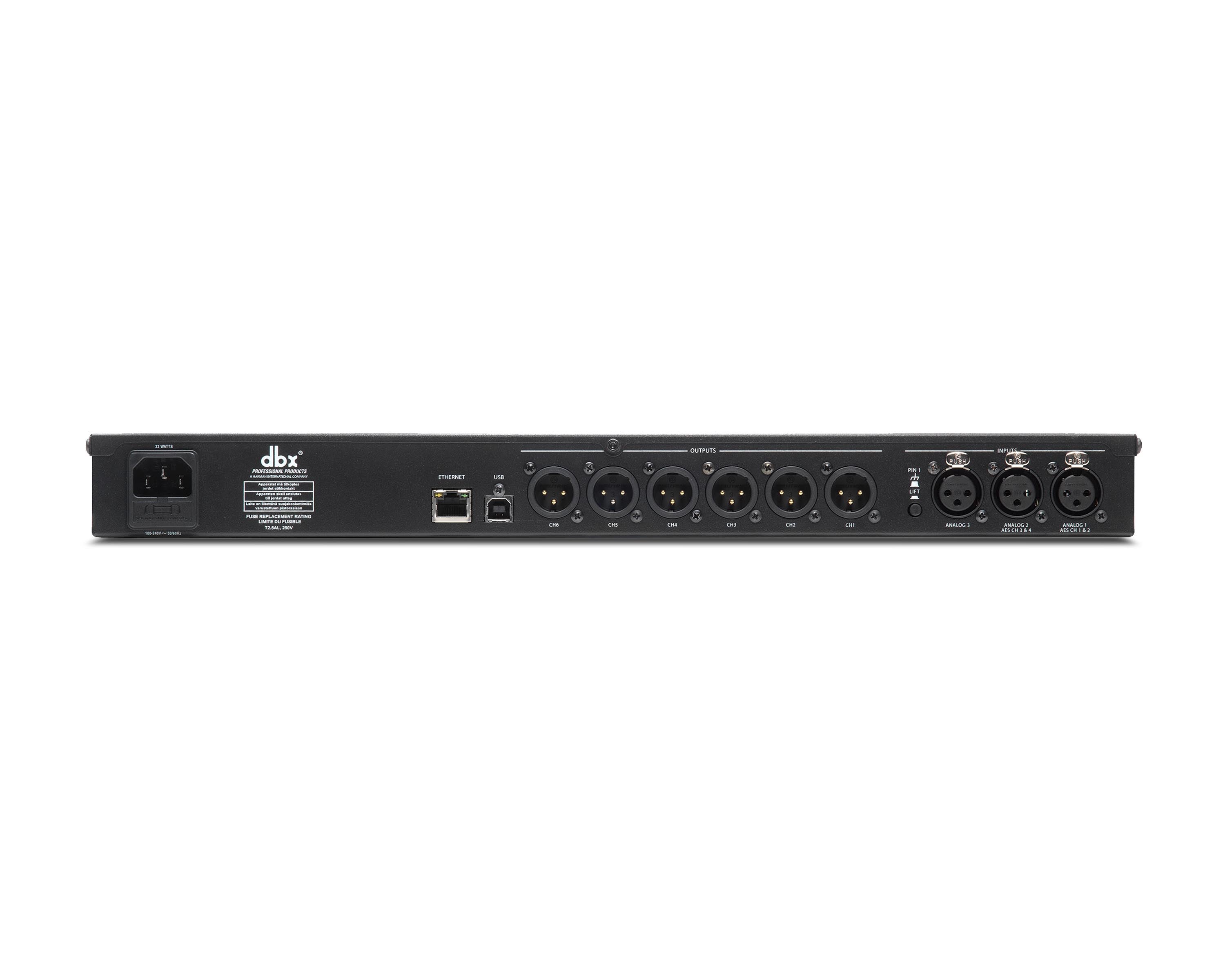 DBXDRV360 - dbx DriveRack Venu360 Sound Mgt Processor with Mobile Control 1U Image 3