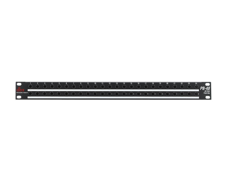 DBXPB48 - dbx PB48 48 Way Patch Bay with 48 Front and Rear Points 1U Image 1