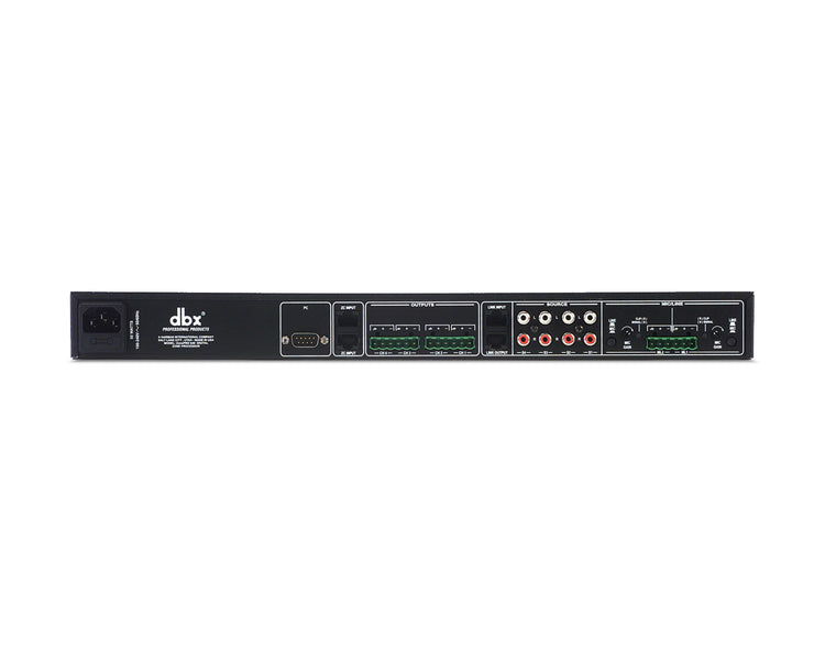 DBXZP641 - dbx ZonePro 641 6x4 2xMic In Zone Processor Excl Display 1U Image 2