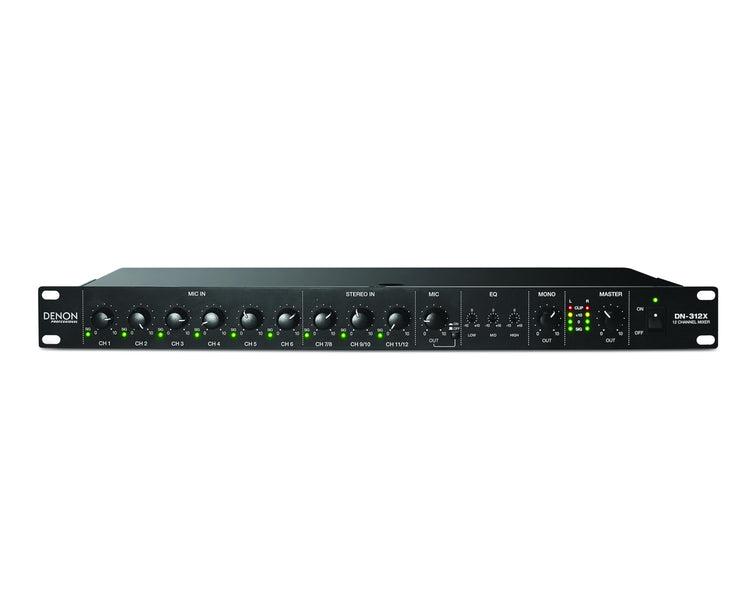 DENDN312X - Denon DN312X 12Ch 6 Mono or 3 Stereo Mixer DISCONTINUED  See RCF PR4093 Image 1