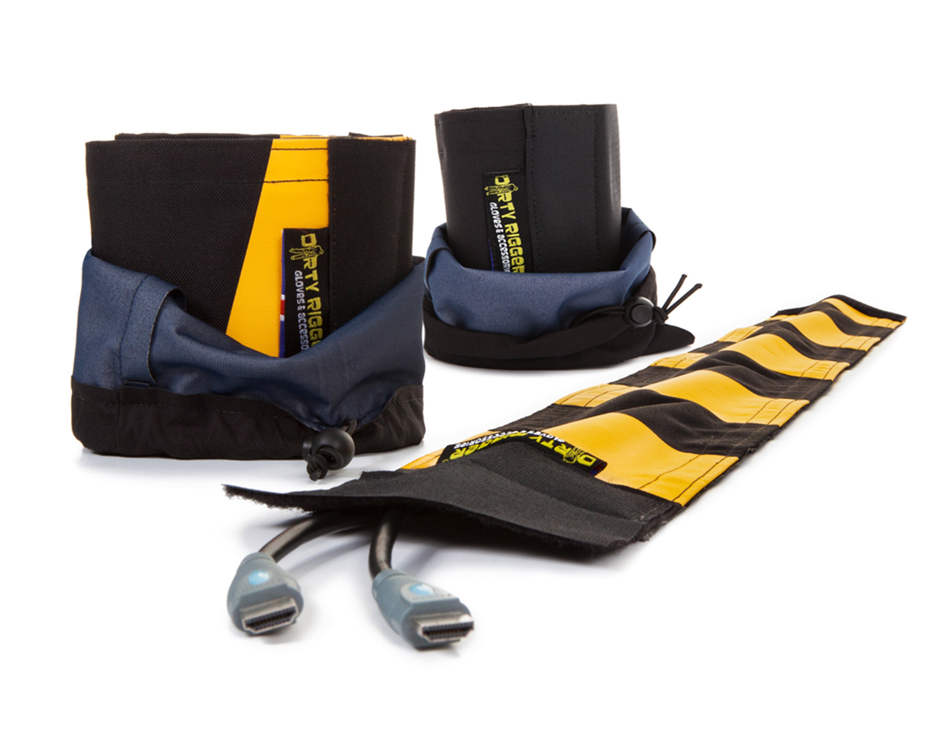 DIRCCCD - Dirty Rigger Carpet Crawler Cable Cover 1 Metre Black or Yellow Design Image 1