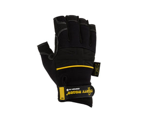 DIRCFMFLL - Dirty Rigger Comfort Fit Mens Fingerless Rigging or Operator Gloves (L) Image 1