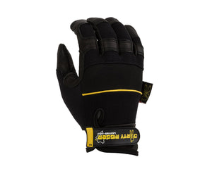 DIRLFFM - Dirty Rigger Leather Heavy Duty Full Finger Rigging or Loader Gloves (M) Image 1