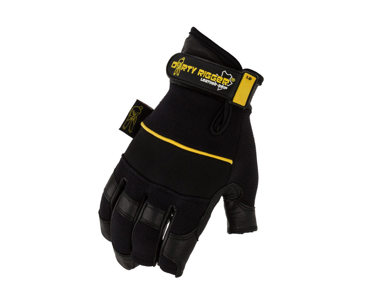 DIRLFM - Dirty Rigger Leather Heavy Duty Framer Rigging or Operator Gloves (M) Image 2