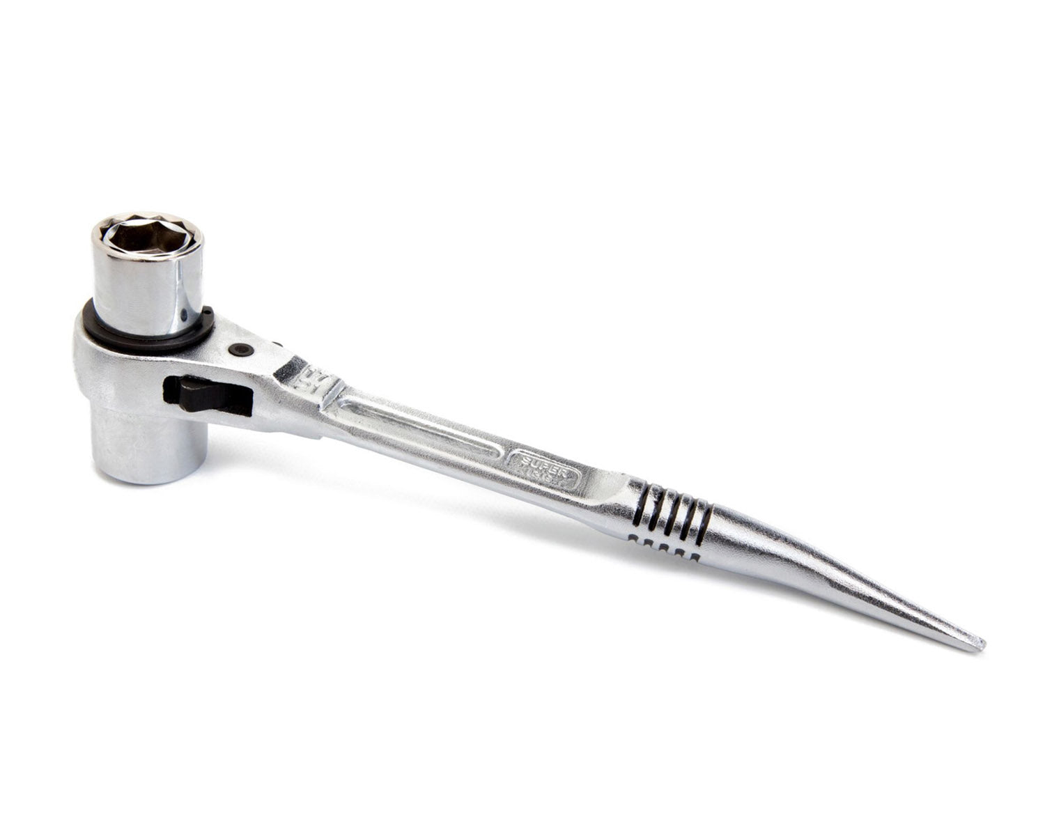 DIRP4W - Dirty Rigger Podger Ratchet (4 Way  17 or 19 or 21 or 24mm) with Pointed Handle Image 1