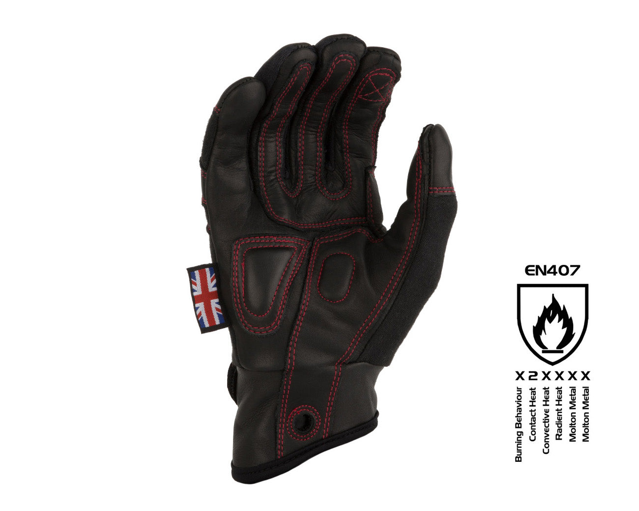 DIRPS - Dirty Rigger Phoenix Heat and Flame Resisting Extended Cuff Gloves (S) Image 2