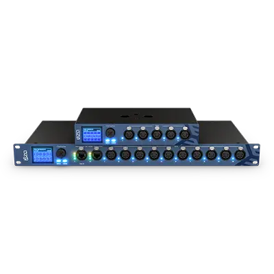 Lighting DMX ethernet nodes stacked
