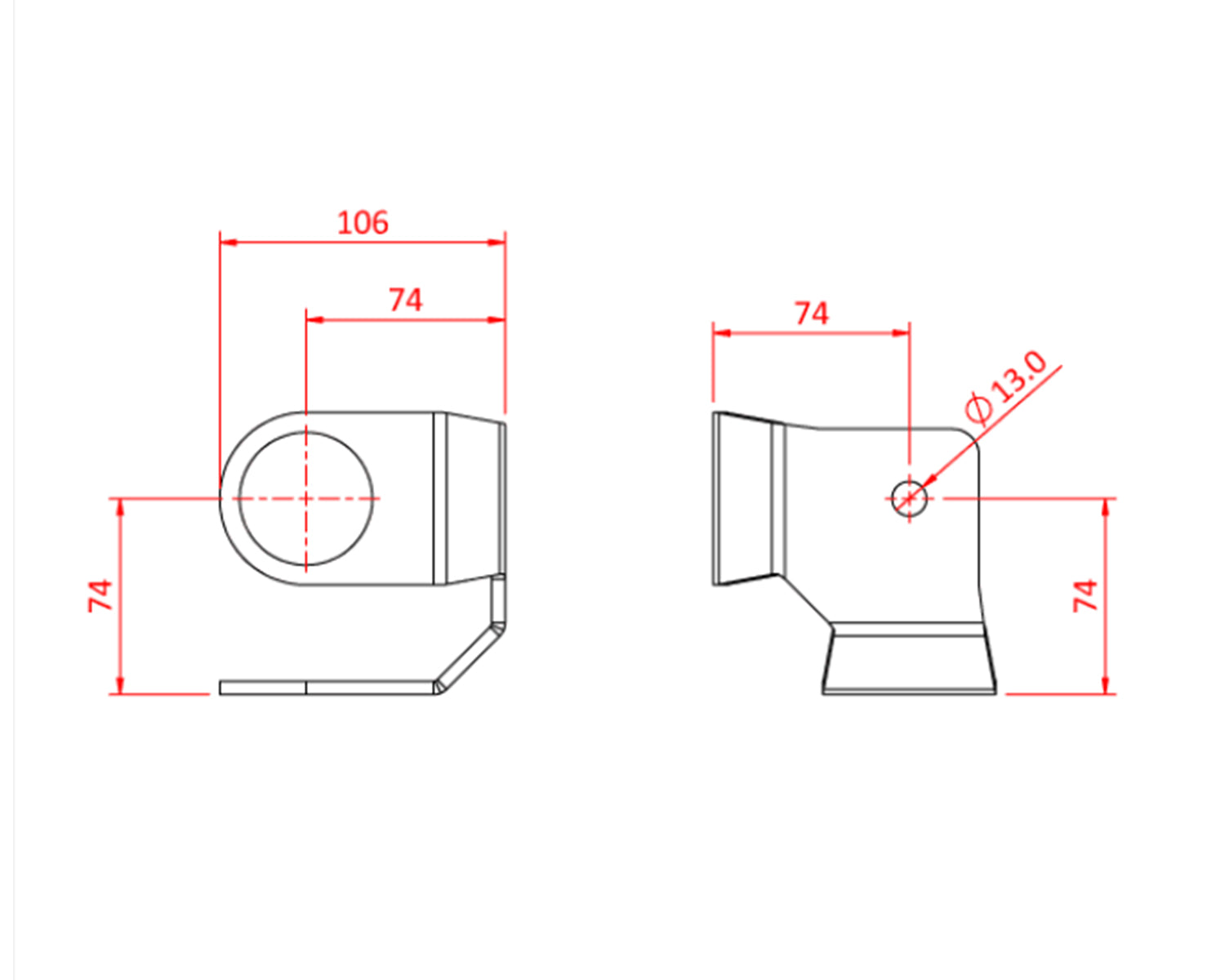 DOU30407 - Doughty T30407 Corner Grid Hanger BLACK Image 3