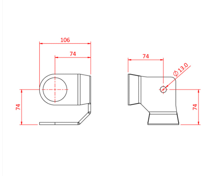 DOU30407 - Doughty T30407 Corner Grid Hanger BLACK Image 3
