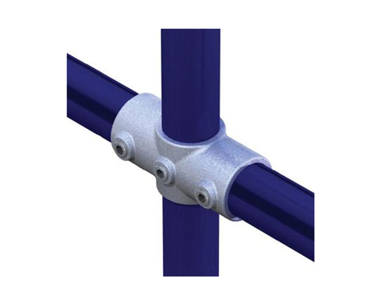 DOUT11900 - Doughty T11900 Pipeclamp 48mm Tube 90degree 2 Socket Crossover Image 1