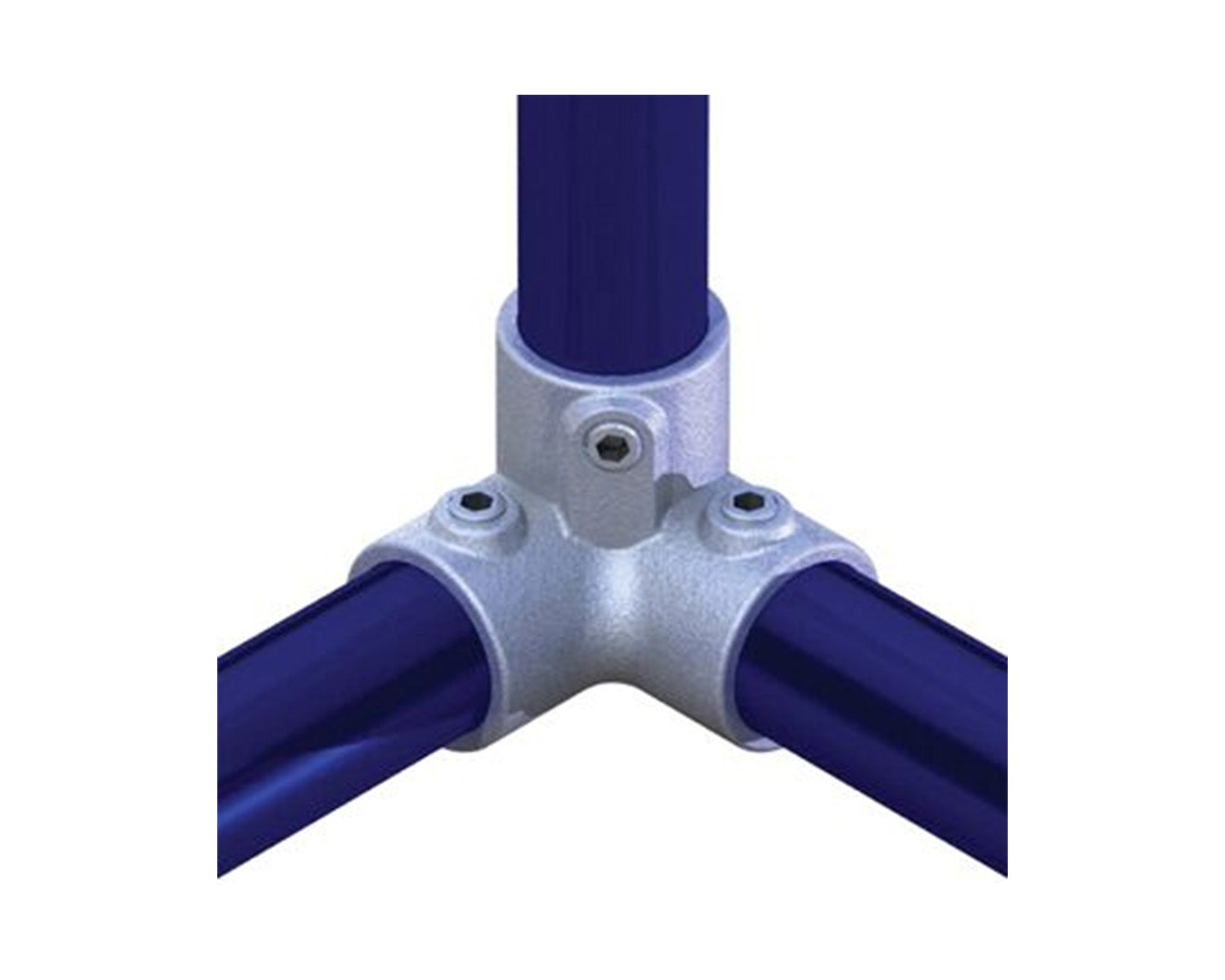 DOUT12800 - Doughty T12800 Pipeclamp 48mm Tube 90degree 3 Way Elbow Image 1