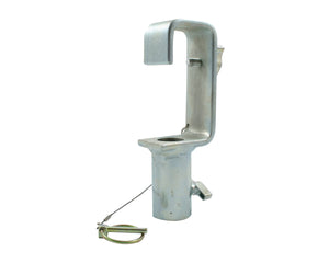 DOUT20900 - Doughty T20900 TV Hook Clamp 48mm Tube with Lynch Pin SWL 150kg Silver Image 1