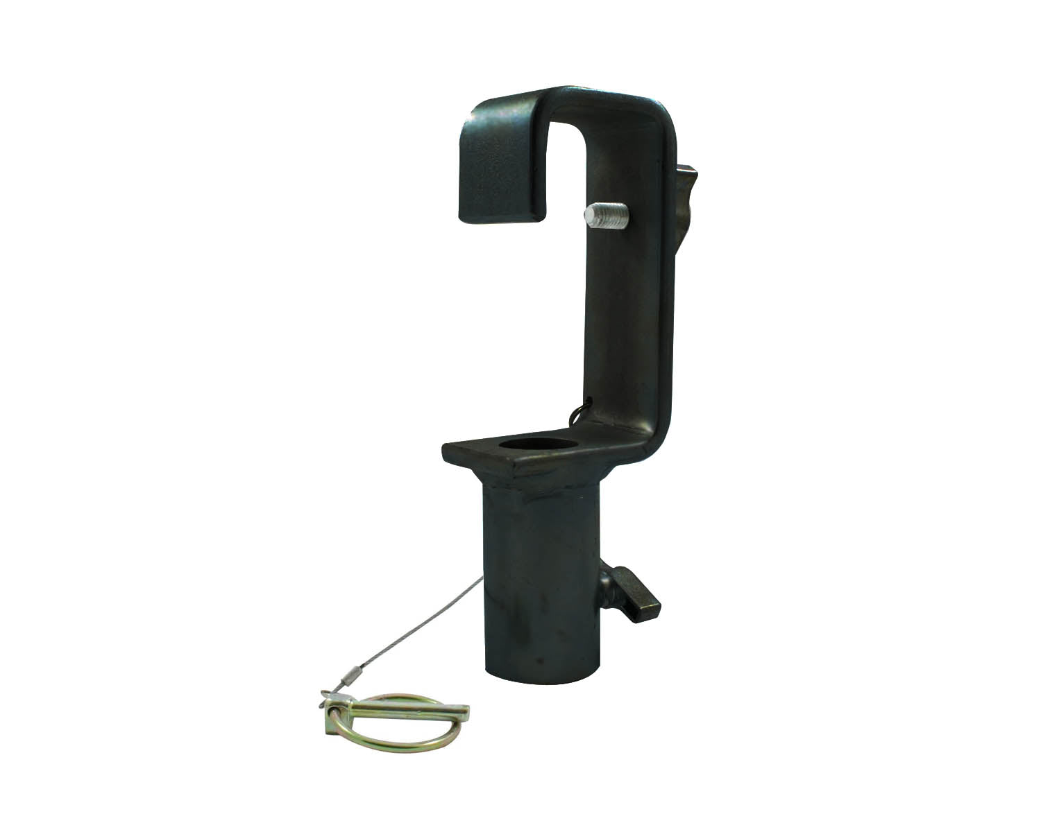 DOUT20901 - Doughty T20901 TV Hook Clamp 48mm Tube with Lynch Pin SWL 150kg Black Image 1