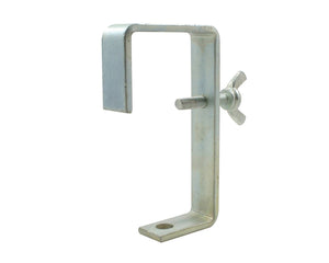 DOUT21805 - Doughty T21805 Large Tube Hook Clamp 60 75mm Tube SWL 50kg 120mm Silver Image 1