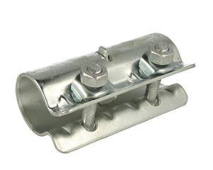 DOUT25000 - Doughty T25000 Pressed Steel Coupler to Join 2x 48mm Tubes Zinc Image 1