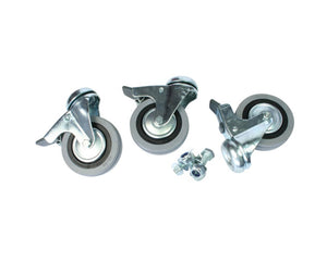 DOUT50503 - Doughty T50503 Castor Kit 80mm Kit for Easylift SILVER Image 1