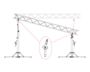 DOUT55705 - Doughty T55705 Swivel Truss Plate (Adjustable for 200mm  400mm centres) Image 4