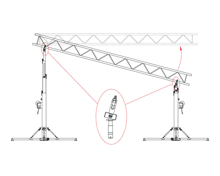 DOUT55705 - Doughty T55705 Swivel Truss Plate (Adjustable for 200mm  400mm centres) Image 4