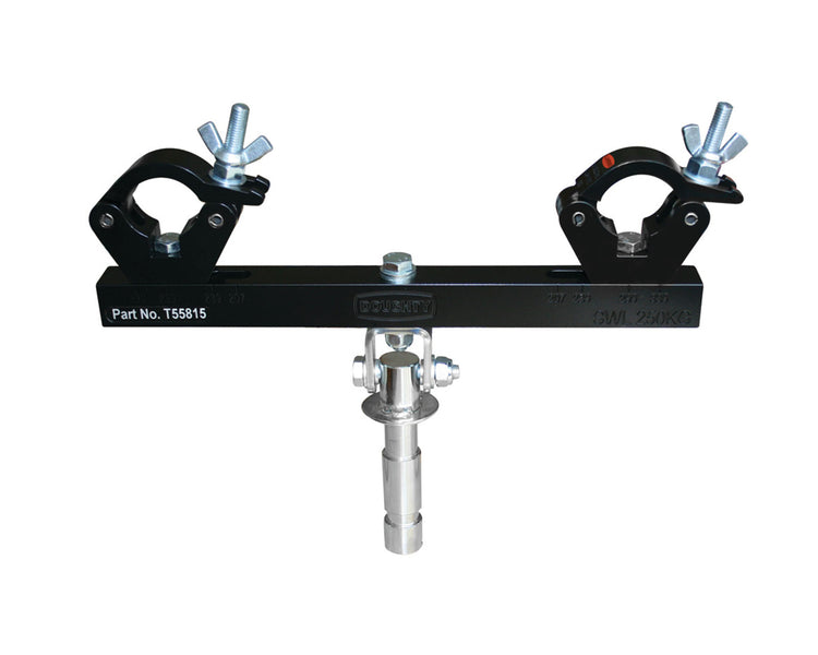 DOUT55815 - Doughty T55815 Fixed Solid Swivel Truss Adaptor SWL 250kg BLACK Image 1