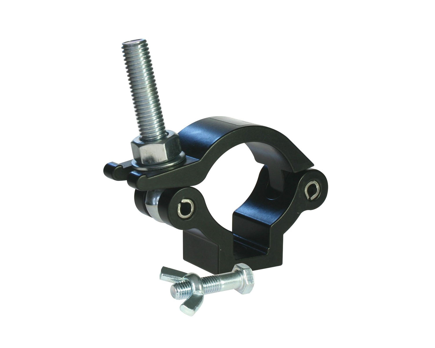 DOUT58086 - Doughty T58086 Slimeline LW HOOK Clamp SWL 300kg BLACK Image 1