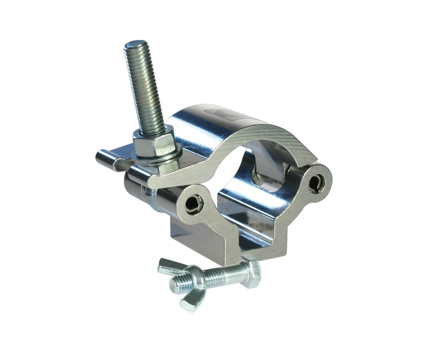 DOUT58105 - Doughty T58105 Lightweight Hook or C (m12 x 50 bolt and wingnut) SILV Image 1