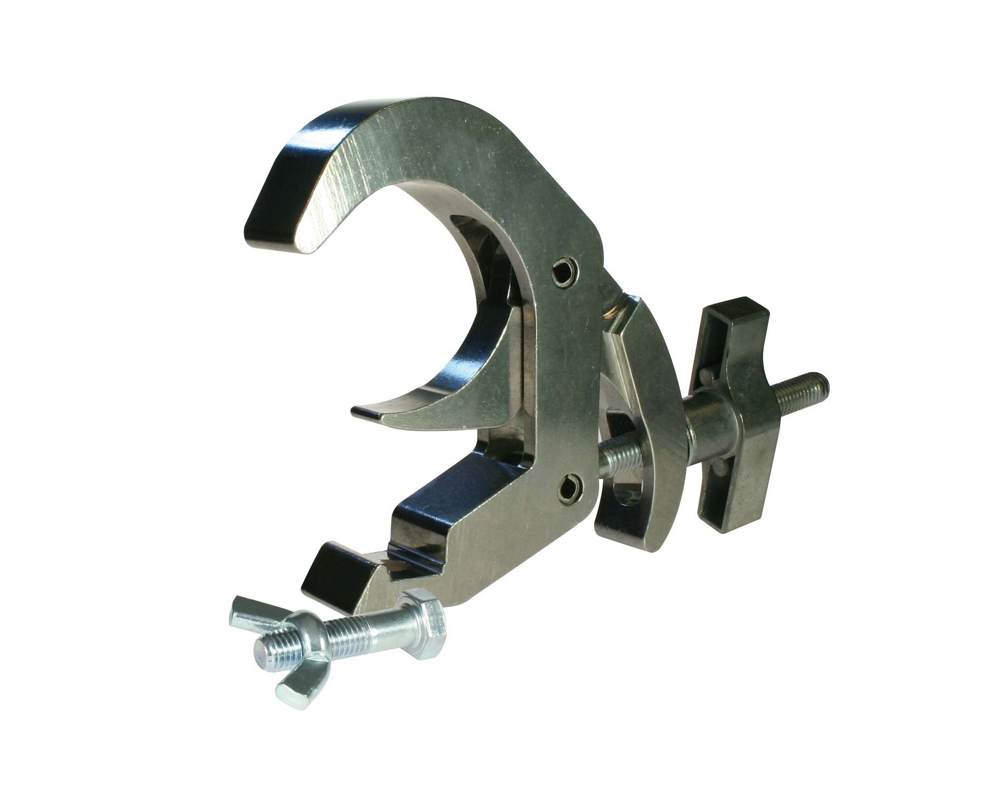 DOUT58505 - Doughty T58505 Titan Quick Trigger HOOK Clamp SWL 100kg SILVER Image 1