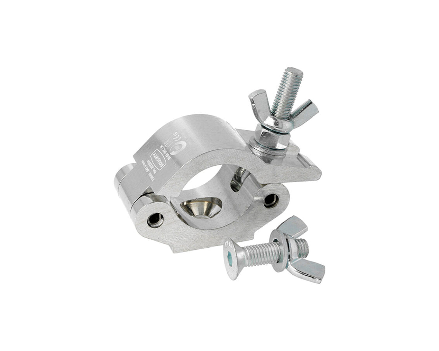DOUT58600 - Doughty T58600 Low Profile Clamp With Bolt or Nut or Washer WLL 500kg SILVER Image 1