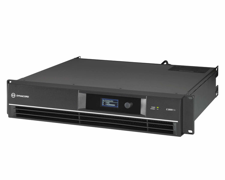 DYNC2800FDI - Dynacord C2800FDI Install Series DSP Power Amp 2x1300W @ 4ohm 2U Image 2