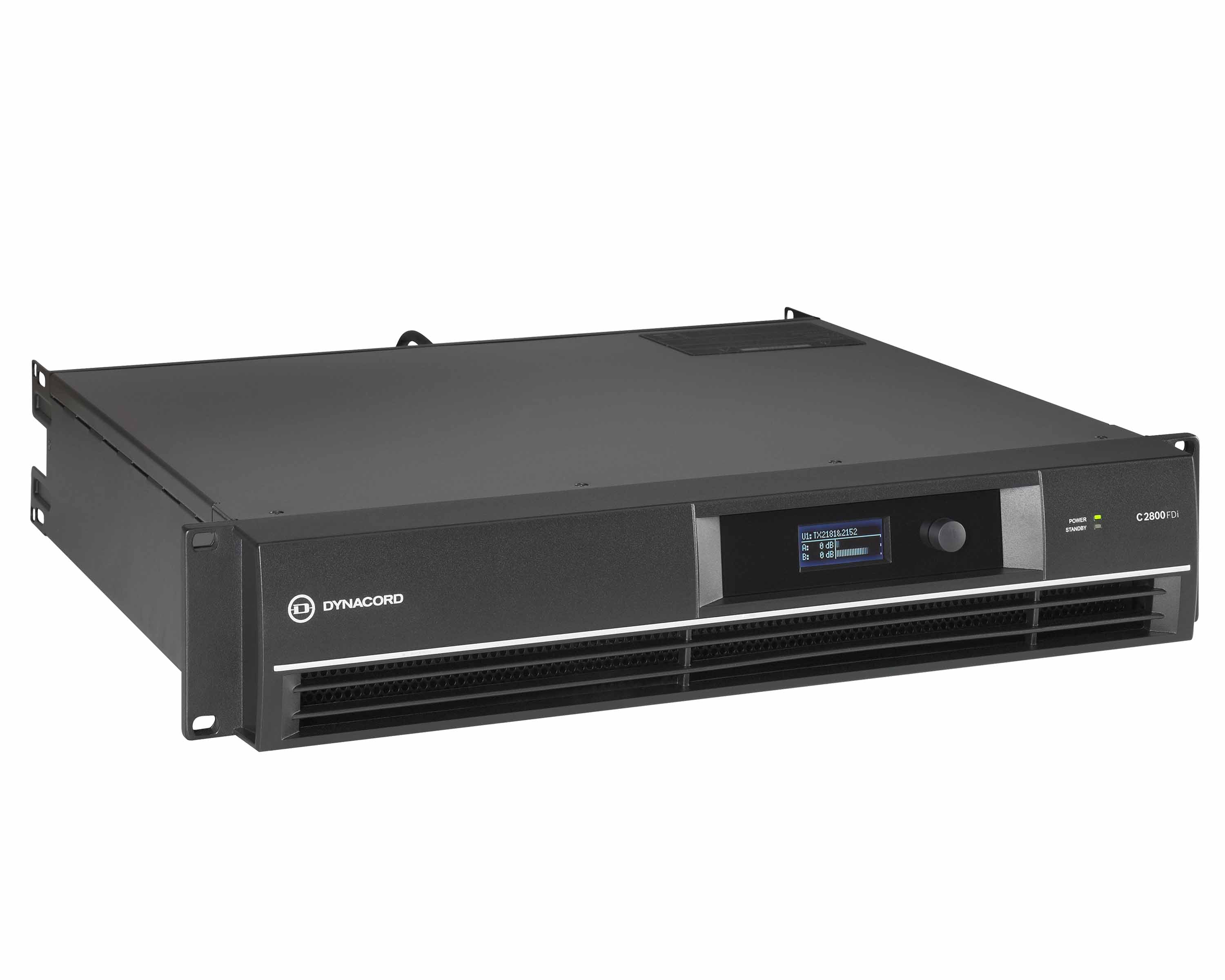 DYNC2800FDI - Dynacord C2800FDI Install Series DSP Power Amp 2x1300W @ 4ohm 2U Image 3