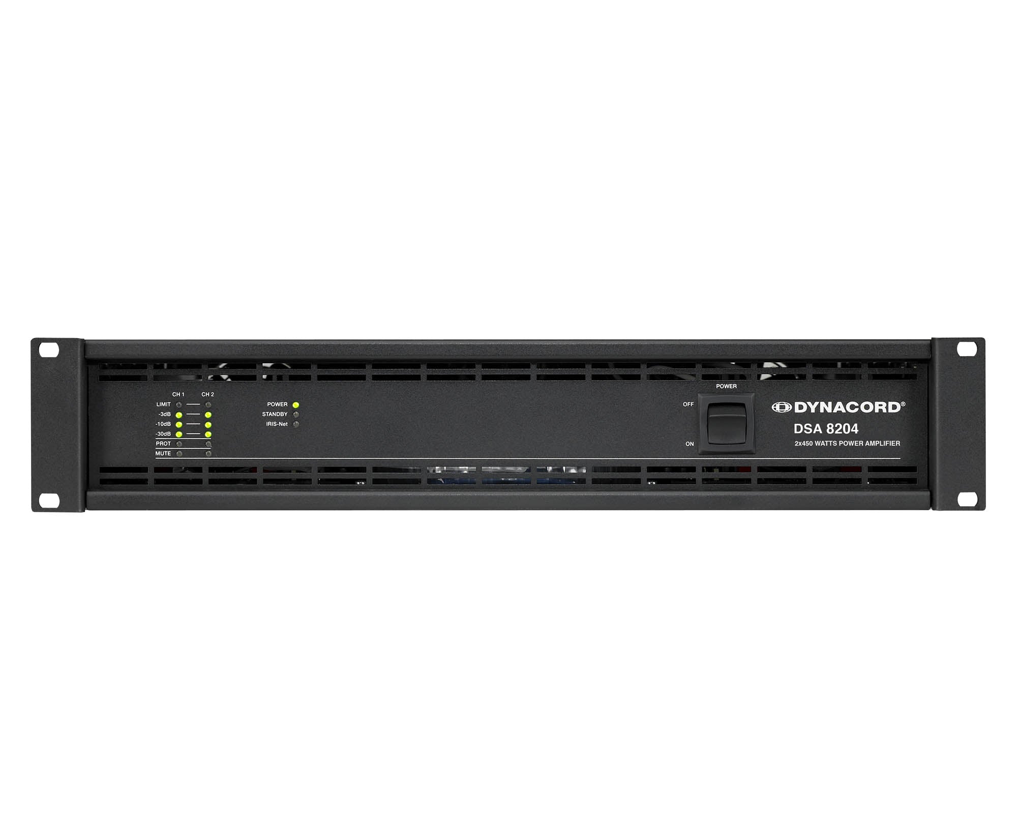 DYNDSA8204 - Dynacord DSA8204 Class AB Power Amp with Remote Option 2x450W Image 1