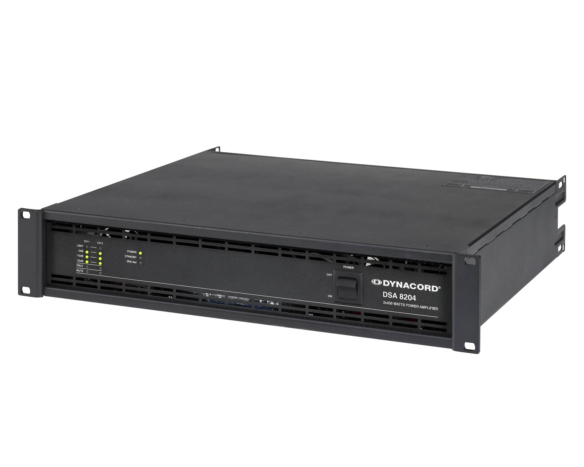 DYNDSA8204 - Dynacord DSA8204 Class AB Power Amp with Remote Option 2x450W Image 2