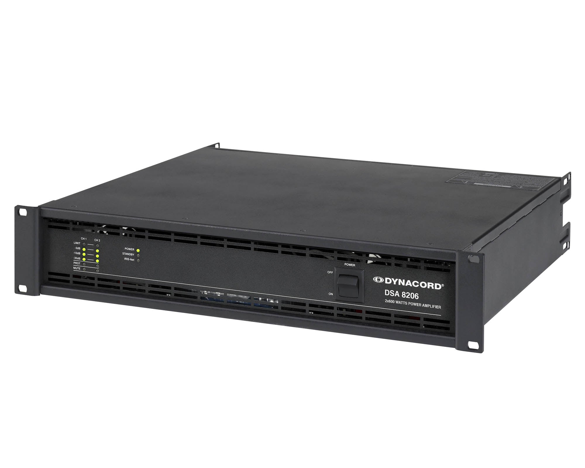 DYNDSA8206 - Dynacord DSA8206 Class AB Power Amp with Remote Option 2x600W Image 2