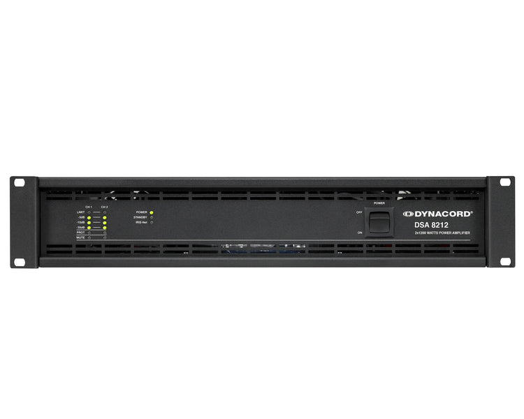 DYNDSA8212 - Dynacord DSA8212 Class H Power Amp with Remote Option 2x1200W Image 1