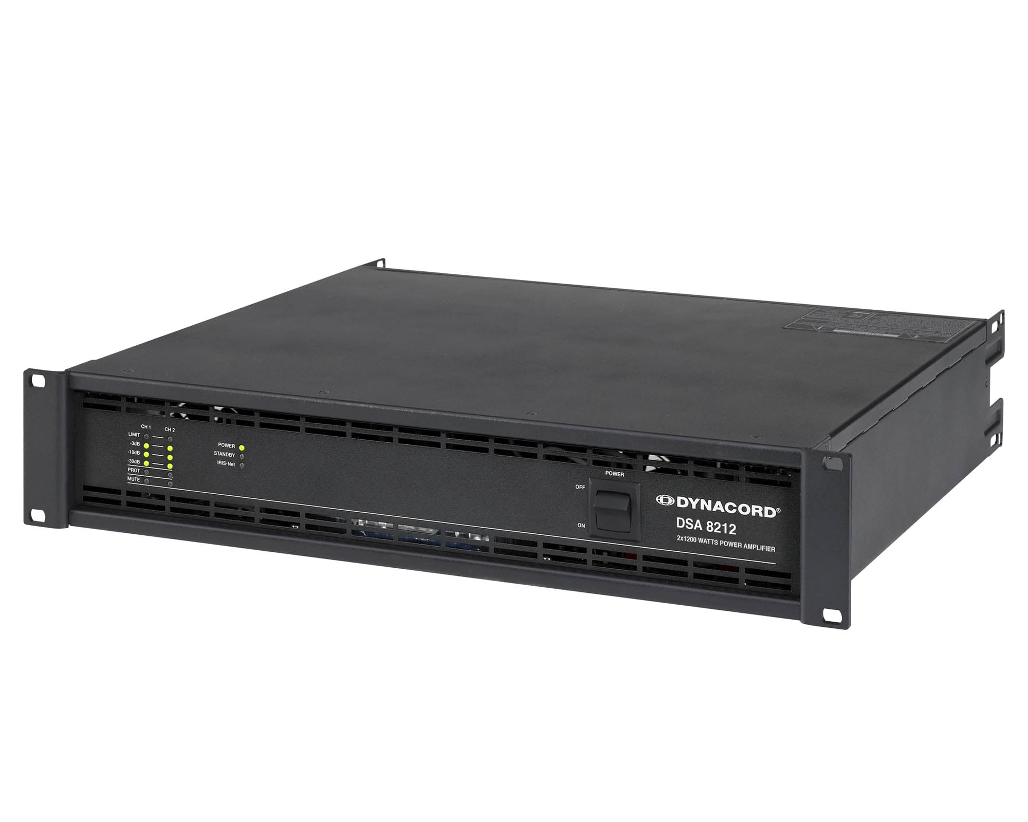 DYNDSA8212 - Dynacord DSA8212 Class H Power Amp with Remote Option 2x1200W Image 2