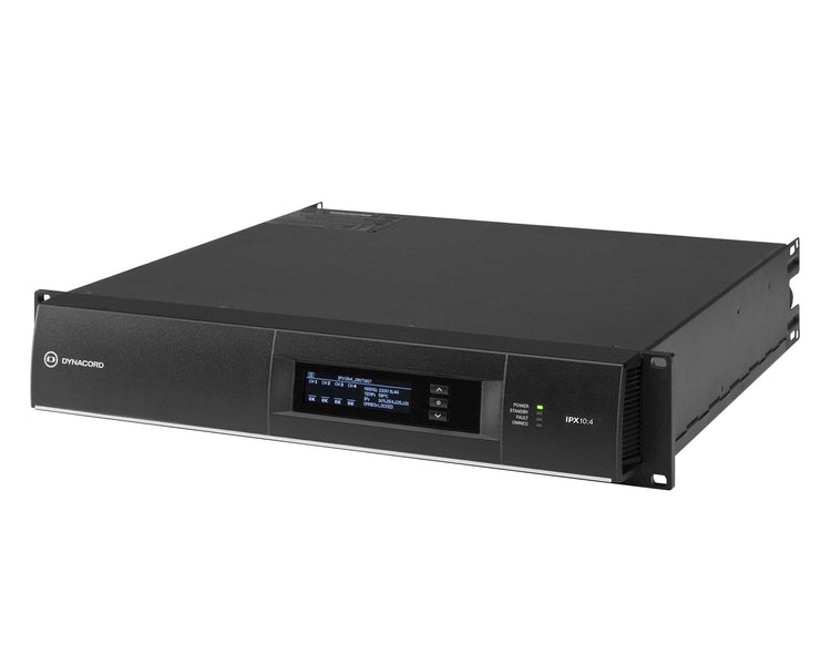 DYNIPX104 - Dynacord IPX 10:4 DSP Install Power Amp 4x2500W @ 4ohm Dante 2U Image 2