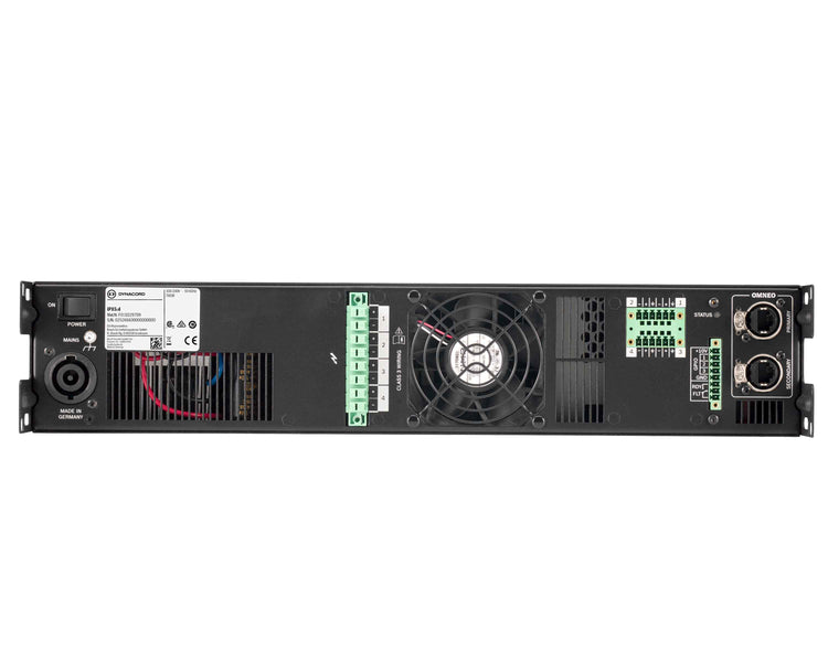 DYNIPX54 - Dynacord IPX 5:4 DSP Install Power Amp 4x1250W @ 4ohm Dante 2U Image 3