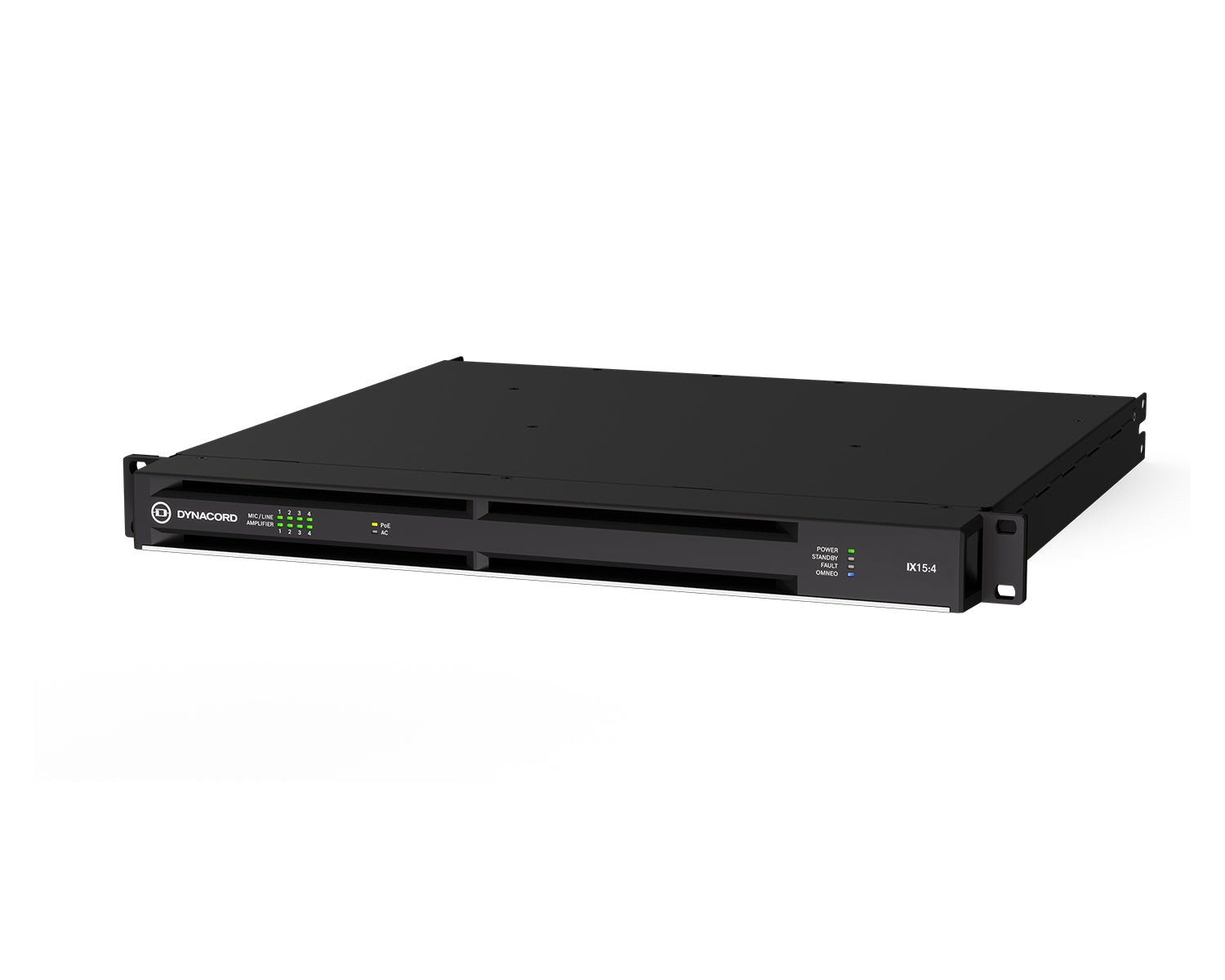 DYNIX154 - Dynacord IX15:4 Networked DSP Power Amp 4x375W @ 4ohm Dante 1U Image 4