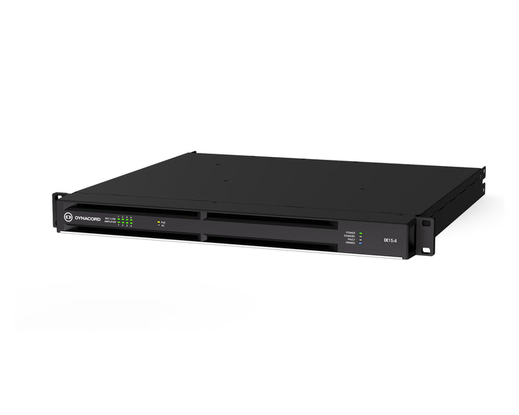 DYNIX154 - Dynacord IX15:4 Networked DSP Power Amp 4x375W @ 4ohm Dante 1U Image 4