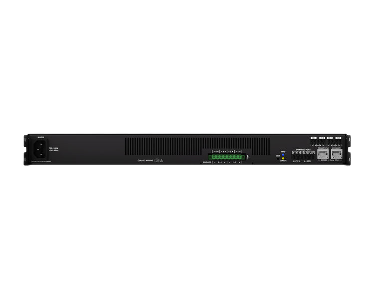 DYNIX154 - Dynacord IX15:4 Networked DSP Power Amp 4x375W @ 4ohm Dante 1U Image 5