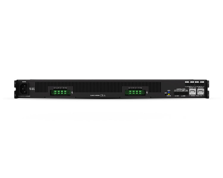 DYNIX604 - Dynacord IX60:4 Networked DSP Power Amp 4x1500W @ 4ohm Dante 1U Image 5