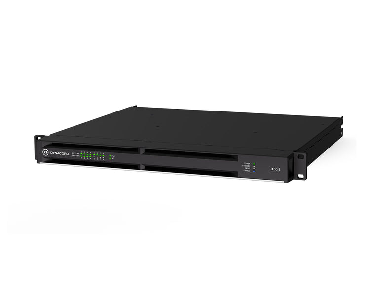 DYNIX608 - Dynacord IX60:8 Networked DSP Power Amp 8x600W @ 4ohm Dante 1U Image 4