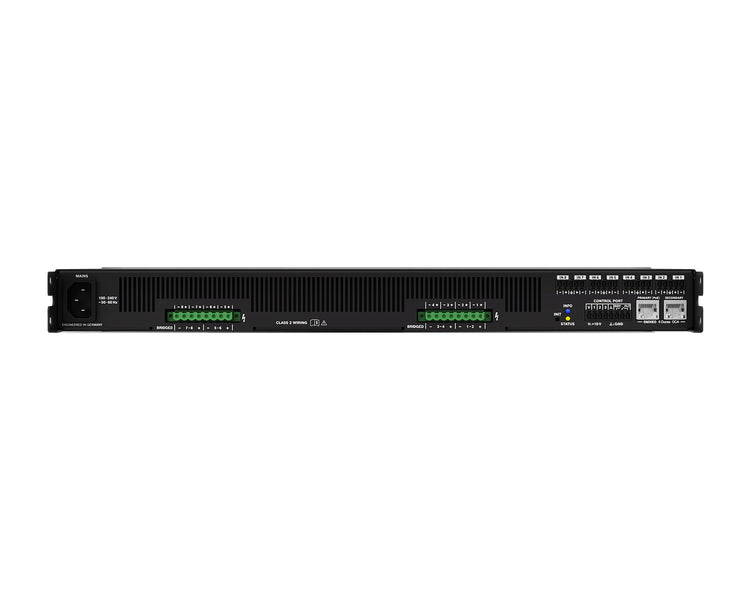 DYNIX608 - Dynacord IX60:8 Networked DSP Power Amp 8x600W @ 4ohm Dante 1U Image 5