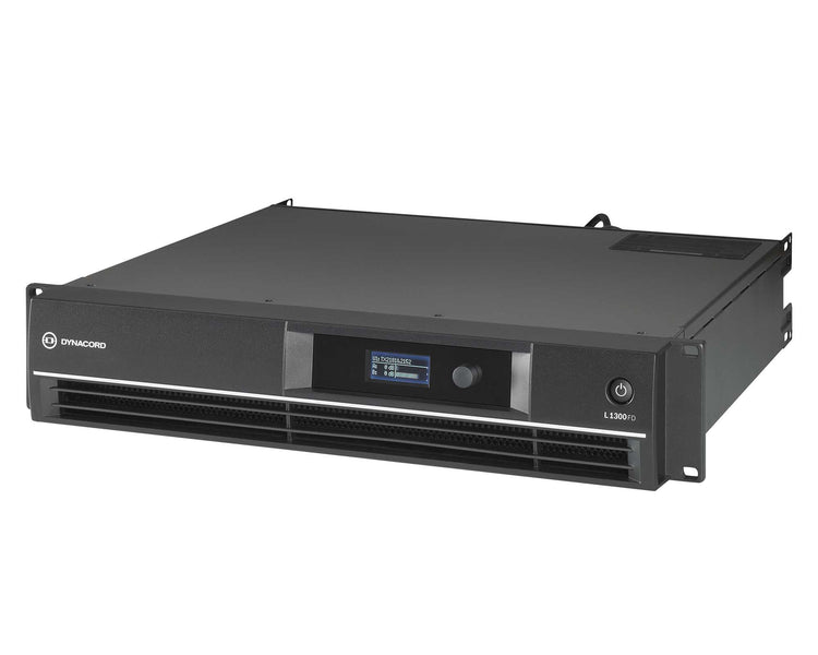 DYNL1300FD - Dynacord L1300FD Live Series DSP Amplifier 2x600W @ 4ohm 2x1000W @ 2ohm 2U Image 2
