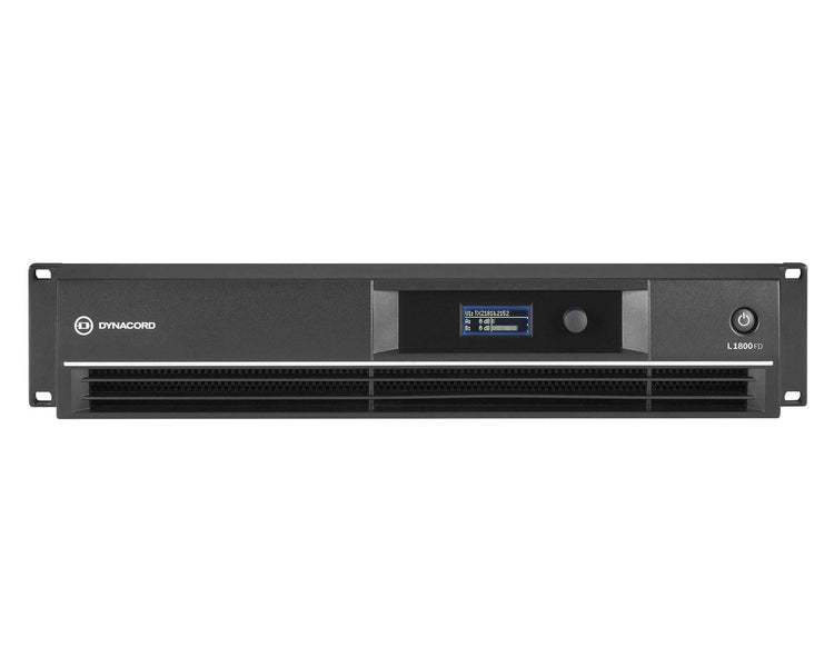 DYNL1800FD - Dynacord L1800FD Live Series DSP Amplifier 2x850W @ 4ohm 2x1400W @ 2ohm 2U Image 2