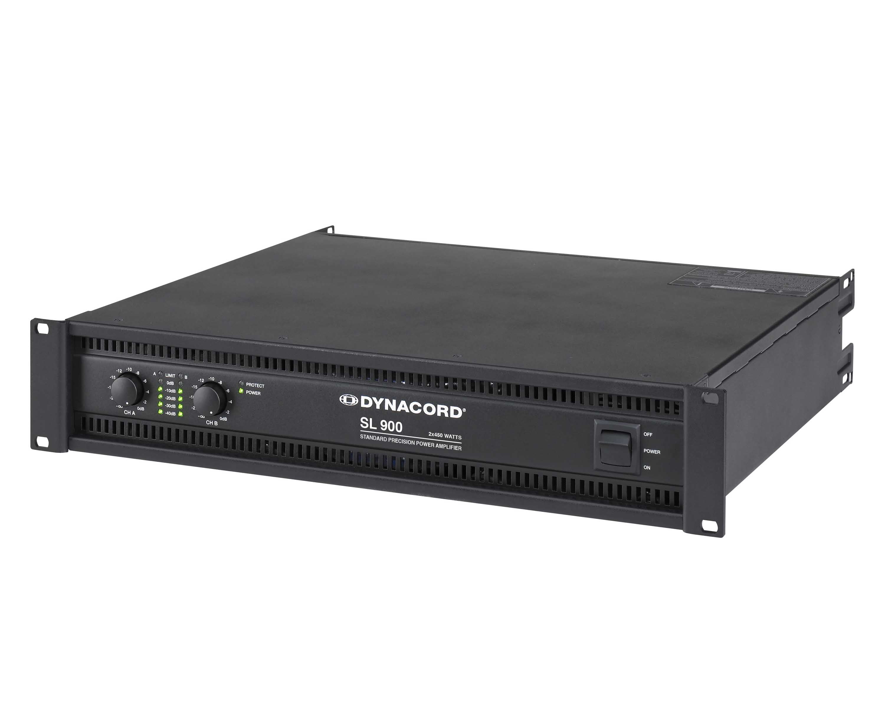 DYNSL900 - Dynacord SL900 Class AB Power Amp 2x450W @ 4ohm 2x650W @ 2ohm 2U Image 2