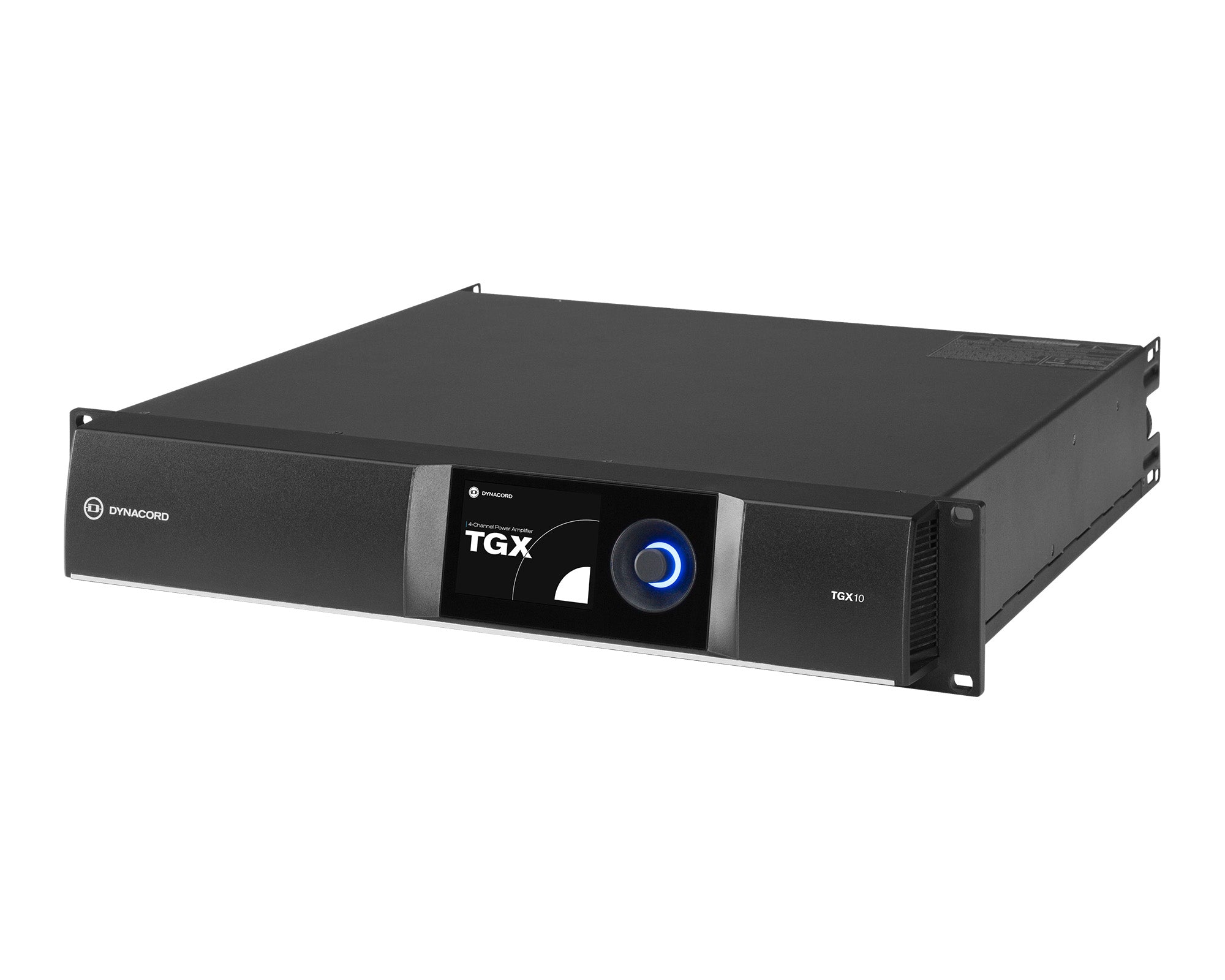 DYNTGX10 - Dynacord TGX10 4Ch DSP Power Amp 4x2500W @ 4ohm Dante or OCA Control 2U Image 2